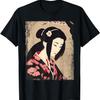 Ukiyo-e Art - Beautiful Woman Under Cherry Blossoms T-Shirt(1)