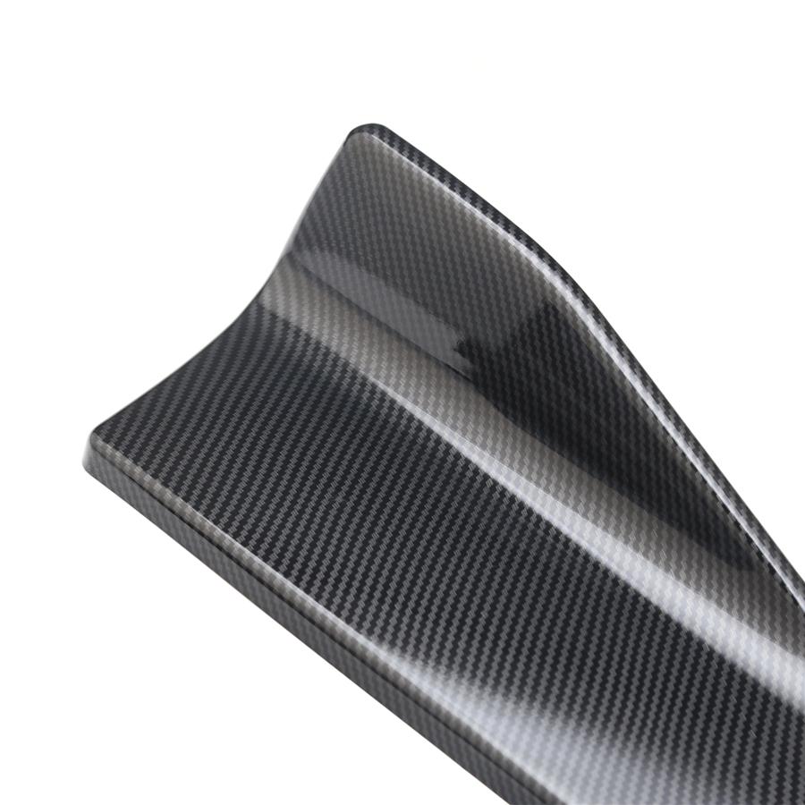 2X Car Bumper Body Side Skirt Rocker Splitters Diffuser Winglet Anti-Crash Wings