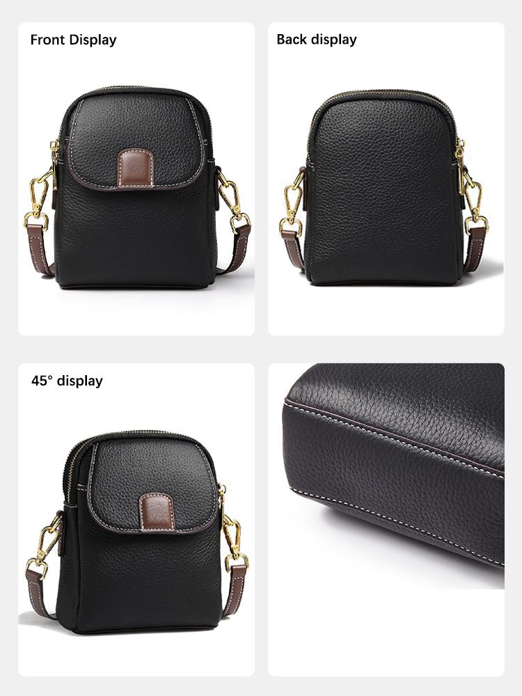 Leather Fashion Women Crossbody Bag Practical Phone Bag