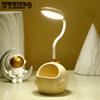 Eye Protection Desk Lamp Desk Student Dormitory Reading Night Light Led Bedroom Bedside Lamp USB Rechargeable Creative Desk Lamp