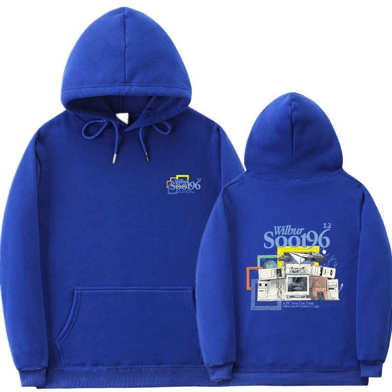 Wilbur Soot Inspired Hoodie Unisex Oversized Sweatshirt With Ribbed Hem Print Design