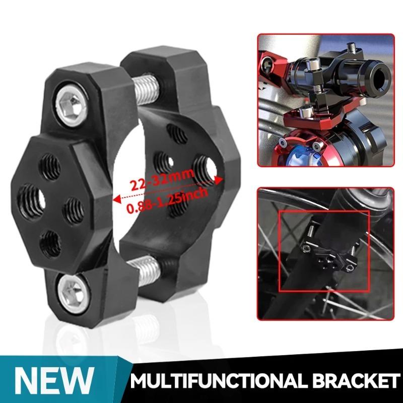 Clamp Holder Bracket for LED Spotlight, Fog, And Turn Signal Lights, Suitable for Motorcycle Handlebars Measuring 22-32Mm