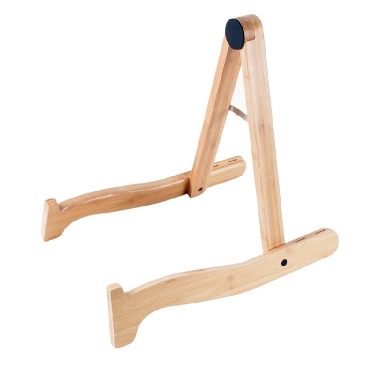 Violins Ukuleles String Instrument Holder Base with Smooth Surfaces, Adjustable A-Frame Wood Guitar Stand Ukulele Shelf
