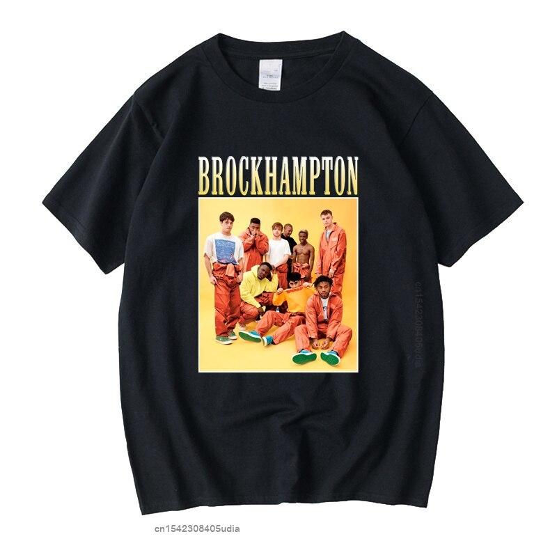 

Brockhampton Manga Vintage Unisex Black Tshirt Men Tshirts Casual Retro Graphic T Shirts Cotton T Shirt Man Woman Tees Tops XXXL