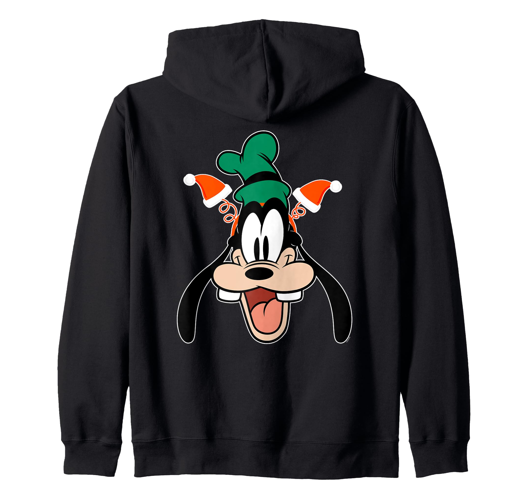 

Disney Goofy Christmas Santa Hat Holiday Headband Zip Hoodie чёрный