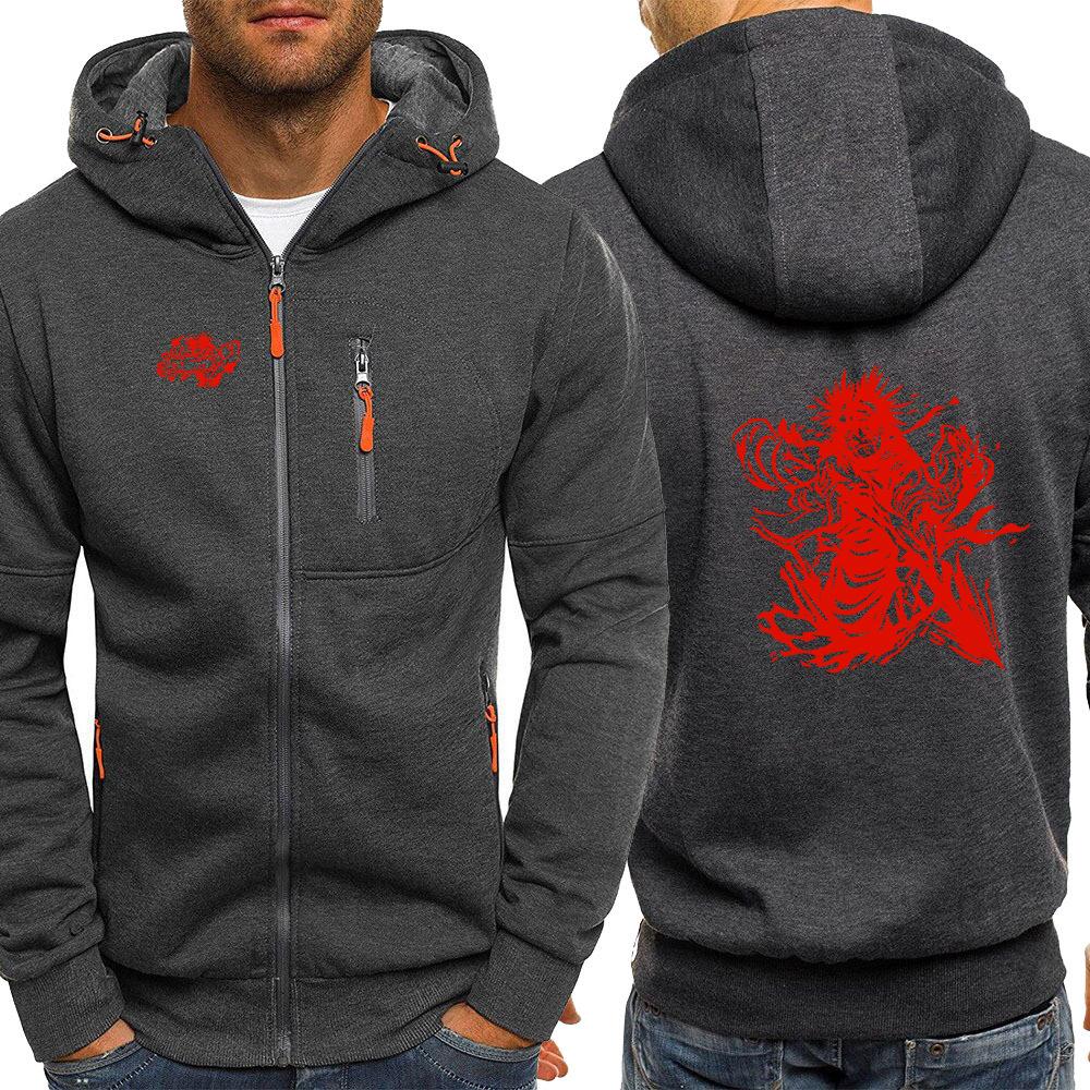 Unisex Jujutsu Kaisen CHOSO Men's Zippered Hooded Sweatshirt - Spring/Autumn Edition - Comfortable, High-Quality Hooded Sweatshirt