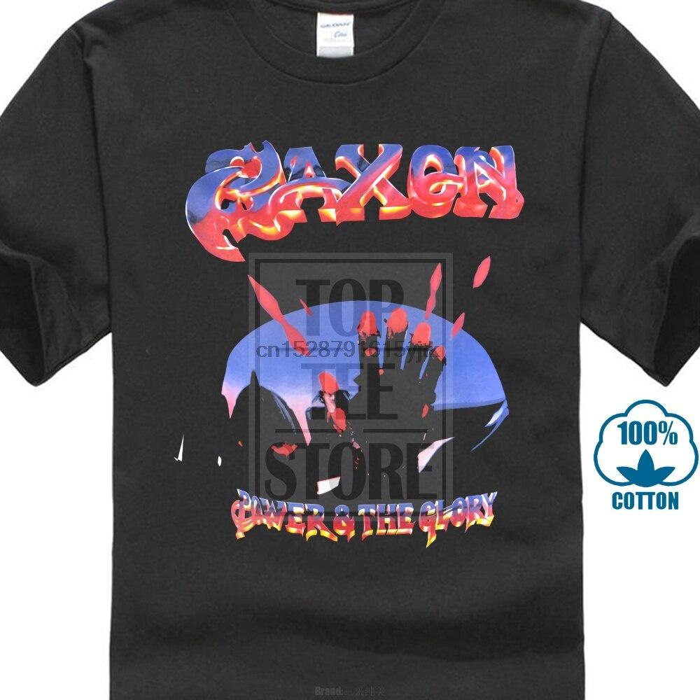 

Saxon Power And The Glory 1983 Обложка альбома Футболка