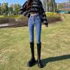 Plus Size Pants High-waisted Stretch Skinny Jeans for Women