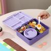 Children’s Building Blocks Bento Lunch Box — Portable, Sealed, with Movable Compartments for Fresh Fruit and Snacks