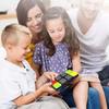 Music Glowing Magic Cube Flip Slide Match Changeable Puzzle With Led Light Educational Electronic Toy For Kids Anti Stress