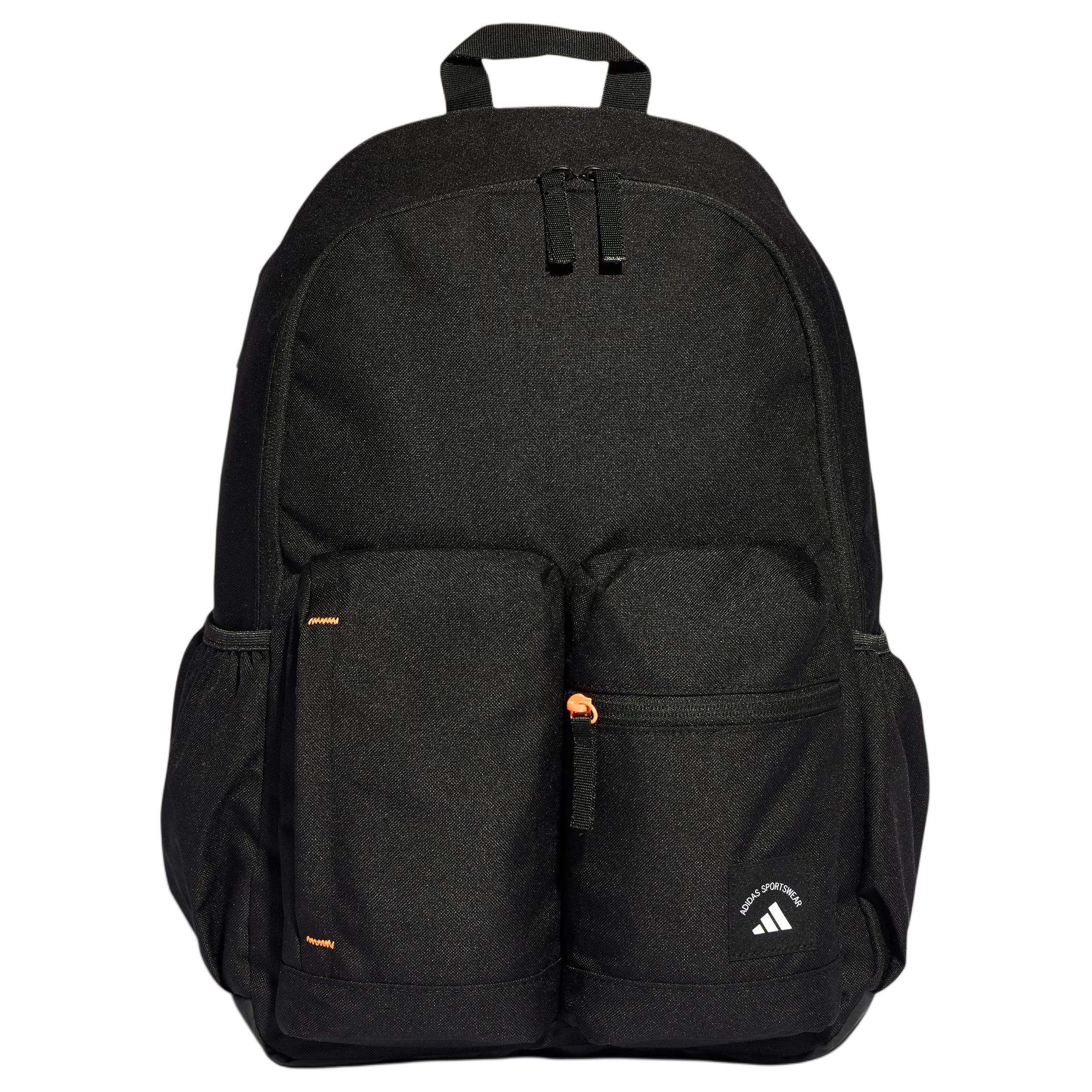 Adidas 3D Pocket Sports Minimalist Versatile Backpack Unisex Backpack Black KR5122 Black