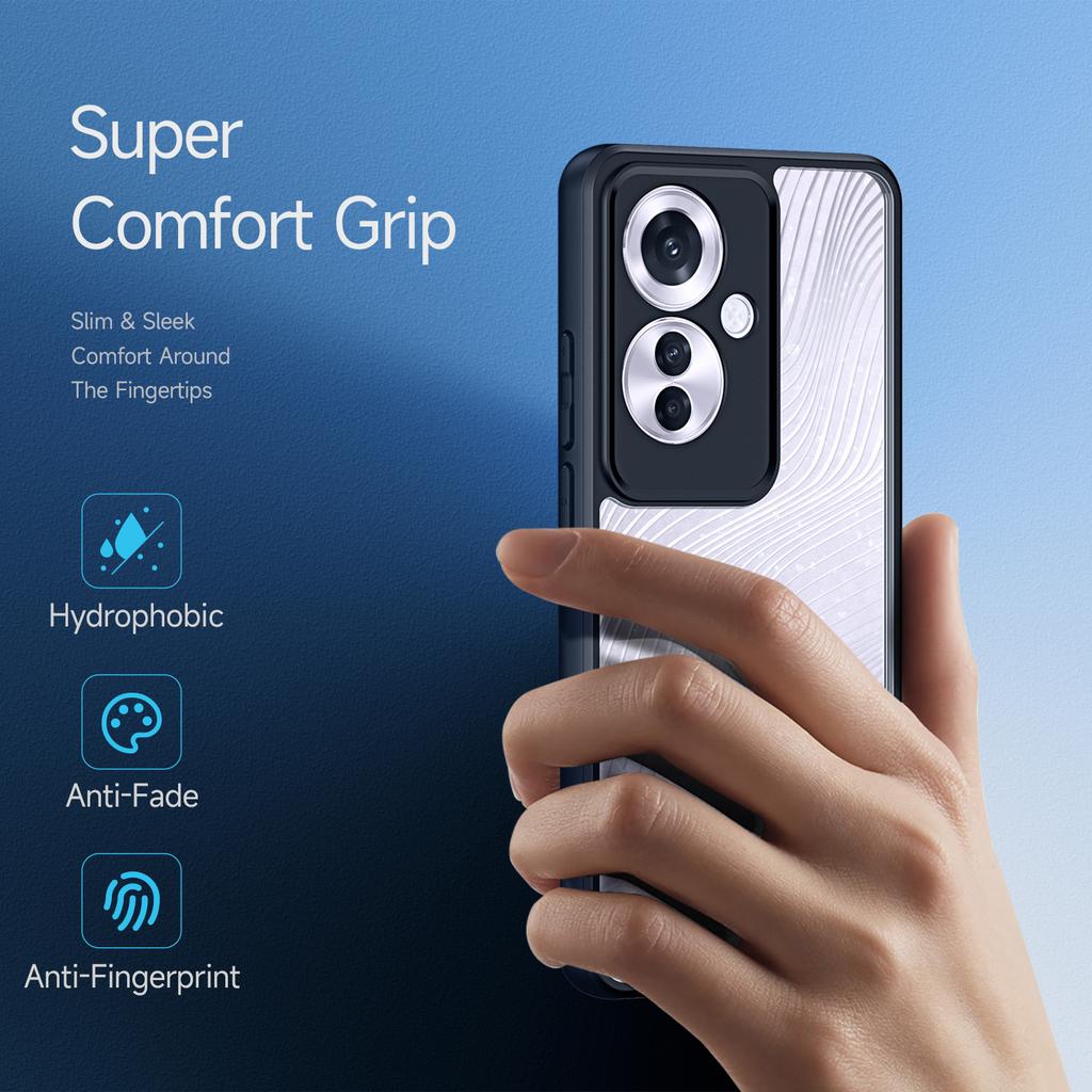 DUX DUCIS Aimo Series For Oppo Reno11 F 5G/F25 Pro 5G Case TPU+PC Shockproof Shell Back Cover (REACH Certification)