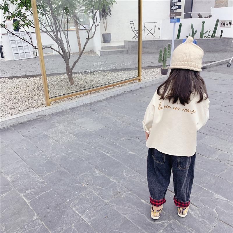 2022 Children's Clothing Spring New Girls Korean Spring Embroidered Shirts Spring Shirts