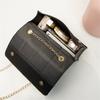 Fashion Rhomboid Texture Chain Crossbody Bag for Women PU Leather Shoulder Bag Summer Trend Handbag