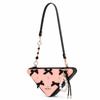 Prada Borsa cosmetica/necessaire [Borsa personalizzata] Farfalla Rosa Perla Ombra Semplice Nicchia Tendenza di Alta Gamma Pendolarismo Farfalla Rosa Perla Ombra