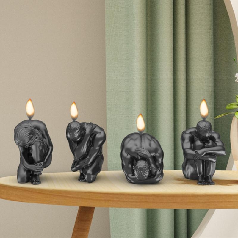 3D-Körperform Kerzenform Silikonform Große Fondantform für Schokolade Handgemachte Kerze Seife Porträt Gipsform Herstellen
