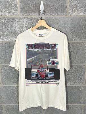 S090 - Vintage Koszulka Wyścigowa Indianapolis 500 z 1995 roku, Unisex Koszulka Wyścigowa Indianapolis 500