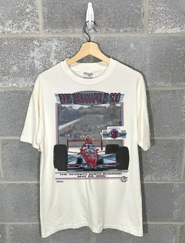 S090 - Винтажная гоночная футболка Indianapolis 500 1995 года, Унисекс гоночная футболка Indianapolis 500 XL