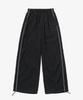 TOFFEE Piping Line Track String Pants (Black)