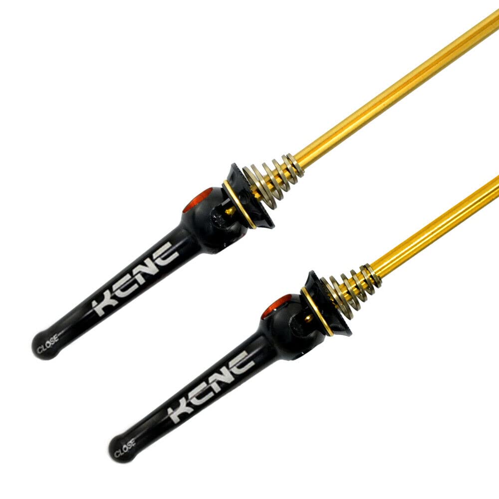 KCNC Grooving QR Road Titanium Axle Hub SK2176 Skewer, Black, KQR05-001BK,