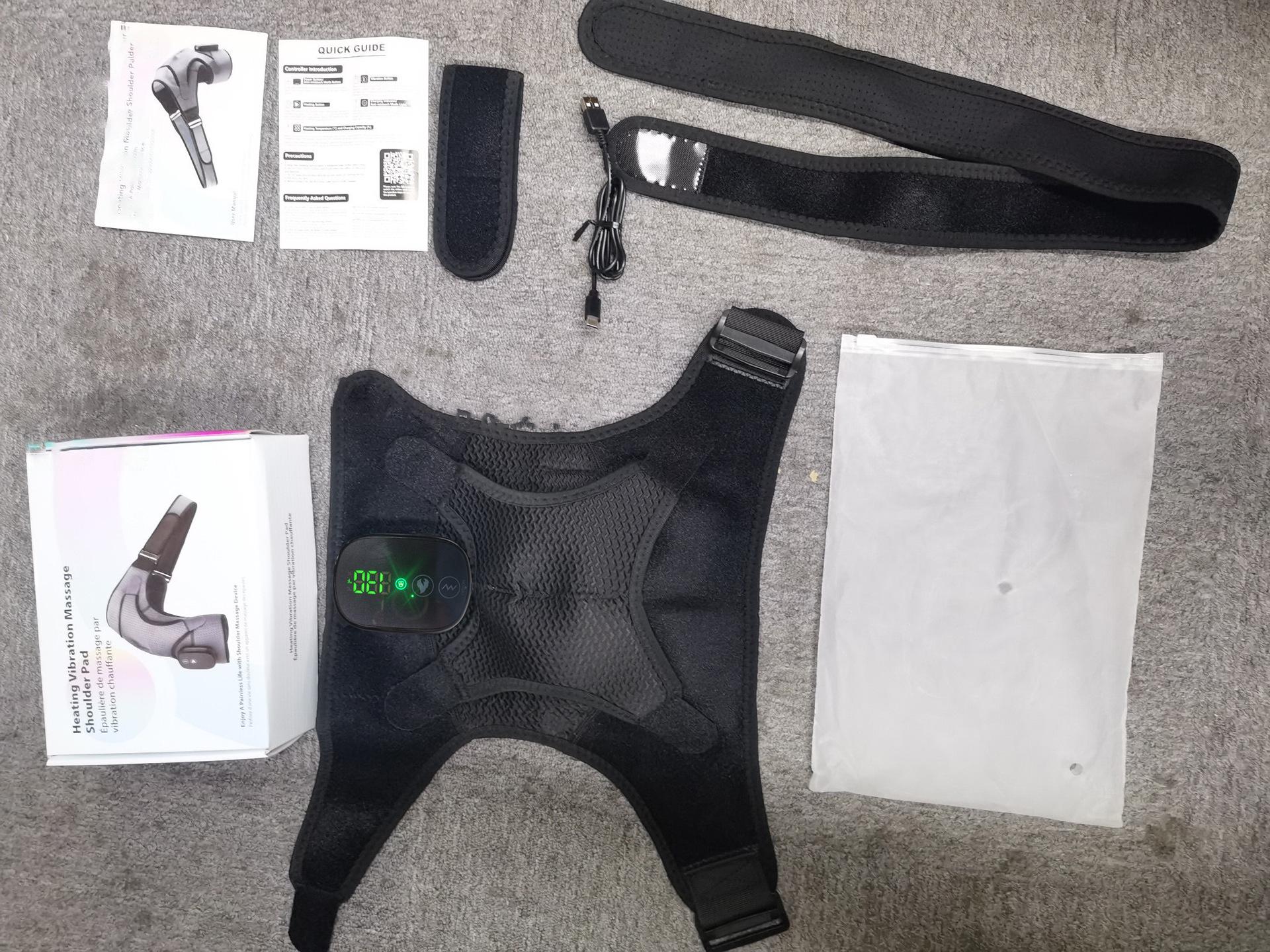 

Electric Heated Shoulder and Neck Massager with Touch Screen Control and Vibration One Size