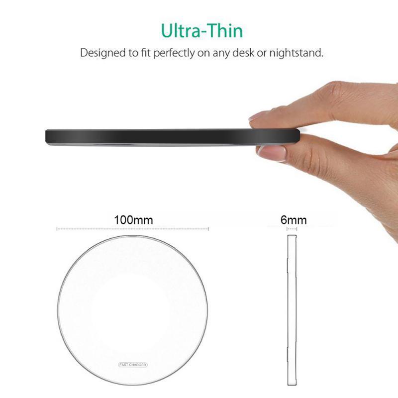 30W Qi Fast Wireless Charger Charging Pad For iPhone 11 X XS Max XR 8 Plus Induction Qi Fast Charging Pad for Samsung S20 Xiaomi