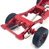 Rear Axle Fixed Component Shock Absorber Spring Plate for MN82 LC79 Metal Upgrade Parts Kit RC Car OP Accessories Truck Buggy