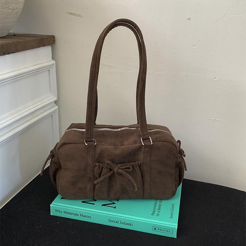 

осень 2025 новая корейская версия нишевая сумка модный тренд простая модная сумка плиссированная портативная большая вместимость сумка через плечо