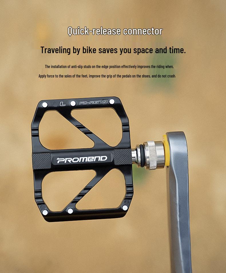 Schnellspann-Klapppedale aus Aluminiumlegierung mit Lagern für Rennräder