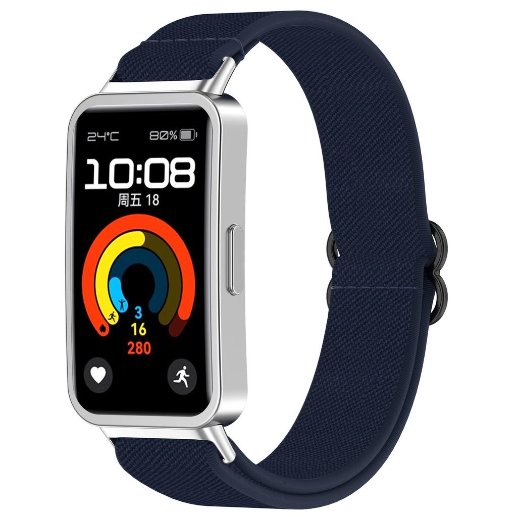 Nylonowy pleciony pasek Do Huawei band 10 9 8 NFC pasek Elastyczny pasek do zegarka Do Huawei band10 9 8 NFC akcesoria do osłony paska
