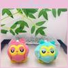Adorable Cartoon Owl Plush Keychain For Kids Soft And Cuddly Hanging Decoration