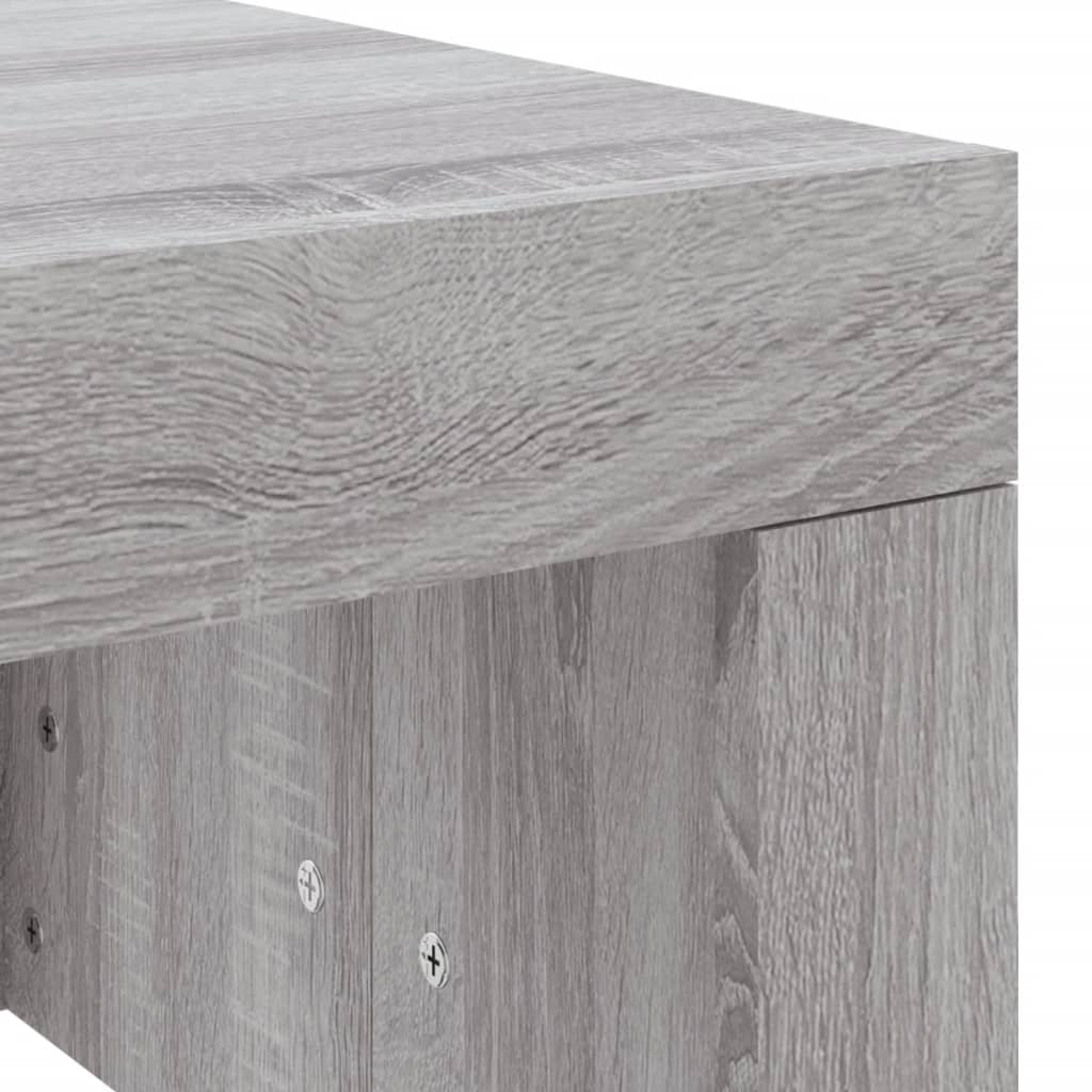 Coffee Table Gray Sonoma 102 X 50 X 36 Cm Engineered Wood