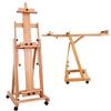 Beechwood Dual-Purpose Flat & Upright Easel with Solid Wood Drawer