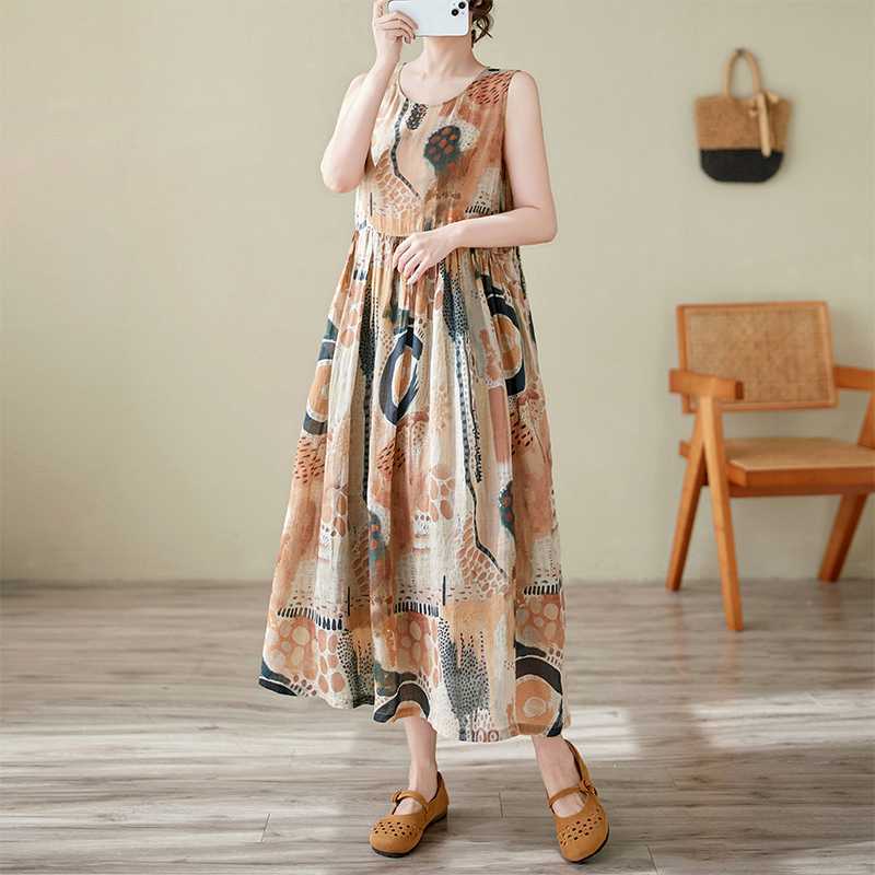 

Женское платье в рубчик из хлопка M