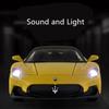1:32 Maserati MC20 Cabrio Alloy Sports Car Model Diecasts Metal Toy Vehicles Car Model Sound and Light Simulation Kids Toys Gift