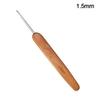 Small Size Crochet Hooks Long Bamboo Wooden Crochet Knitting Needles Crocheting Needles Yarn Weave Handle DIY Sewing Accessories