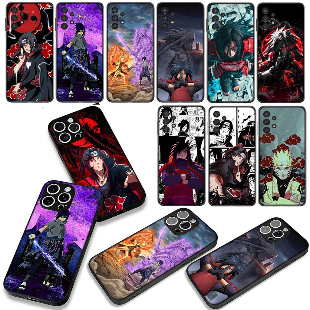 for Xiaomi Redmi Note 14 12 13 ProPlus A4 A3 Pro Plus 12C 13C 14C 5G Phone Cover Case Madaras Sasuke Uchiha Itachi Narutos