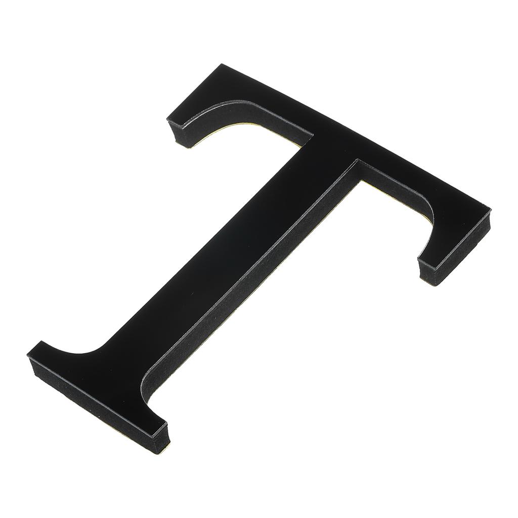 10cm Black 26 English Letters Wall Sticker 3D Mirror Acrylic Wall Sticker Decals Self-Adhesive Decor Wall Art Mural Home Party