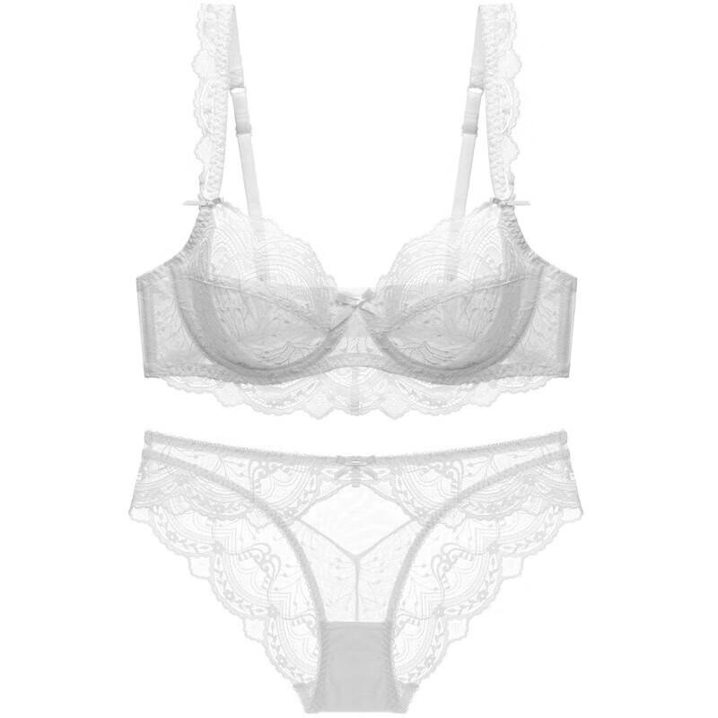 LangSha Women's Sexy Lace Push-Up Bra Set