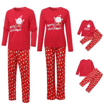 Herren Papa Oberteile Bluse Hose Familie Pyjamas Nachtwäsche Weihnachtsset