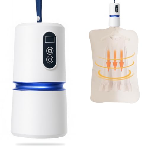 

Portable Clothes Dryer, 360-Degree Hot Air Circulation, Mini Clothes Dryer, Compact, 30-240min Operation, Off Timer, Portable, All-in-One Design, No A