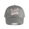 Glitter Party Crew Birthday Typograp Baseball Cap Fashion Outdoor Sports Sunhat Unisex Snapback Cap Womens