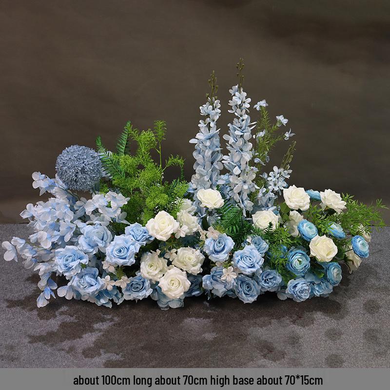 Car Delivery Ceremony Floral Arrangement: Flower Ball Scene Decor with Artificial Flowers for In-Store Display and Soft Decoration