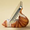 Miniature Cats Resins Statue Desk Organizers Phone Stand Creative Space Saving Decors Cute Functional Home Office Accessories