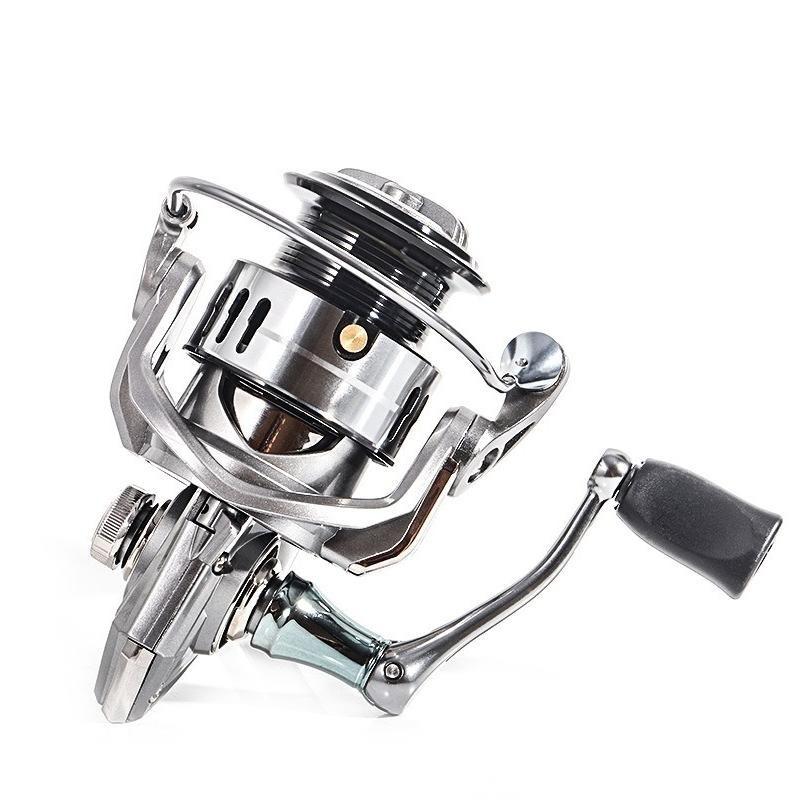 Mavllos WL Bass Spinning Reel Speed Ratio 5.2:1 Drag Power 5kg Metal Spool Lightweight Freshwater Carp Spinning Fishing Reel