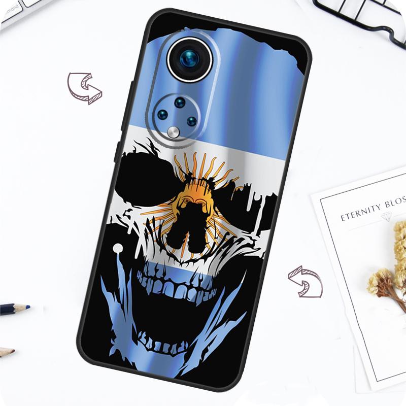 Argentine Flag Case For Honor Magic 7 Pro 5 6 Lite Honor 200 Pro 50 70 90 X8b X9a X8a X8 X9 X9c X9b Cover