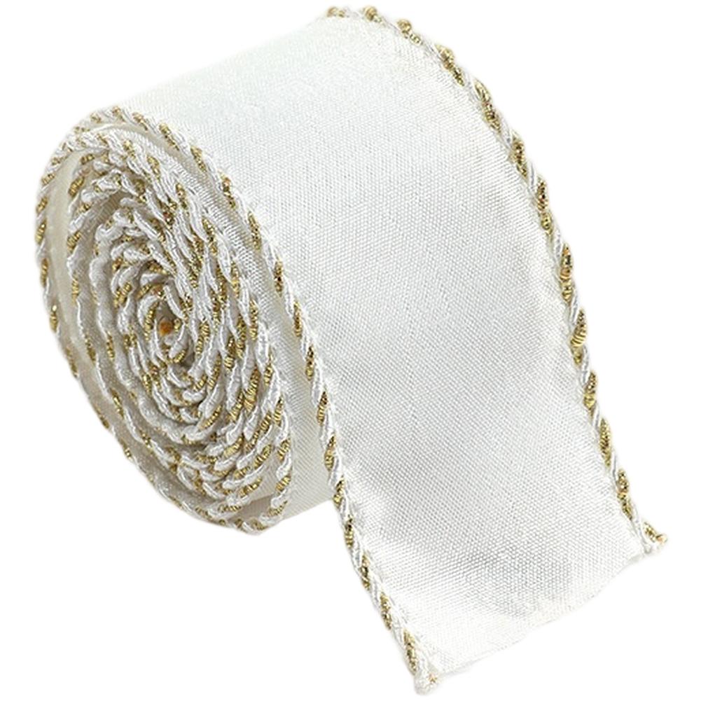 2m Length Christmas Ribbon Satin Bow Wrapping Band Easy To Use