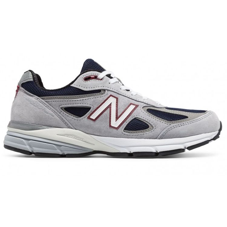 New Balance 990v4 Made In USA Grey Navy Men Sneakers M990GN4
