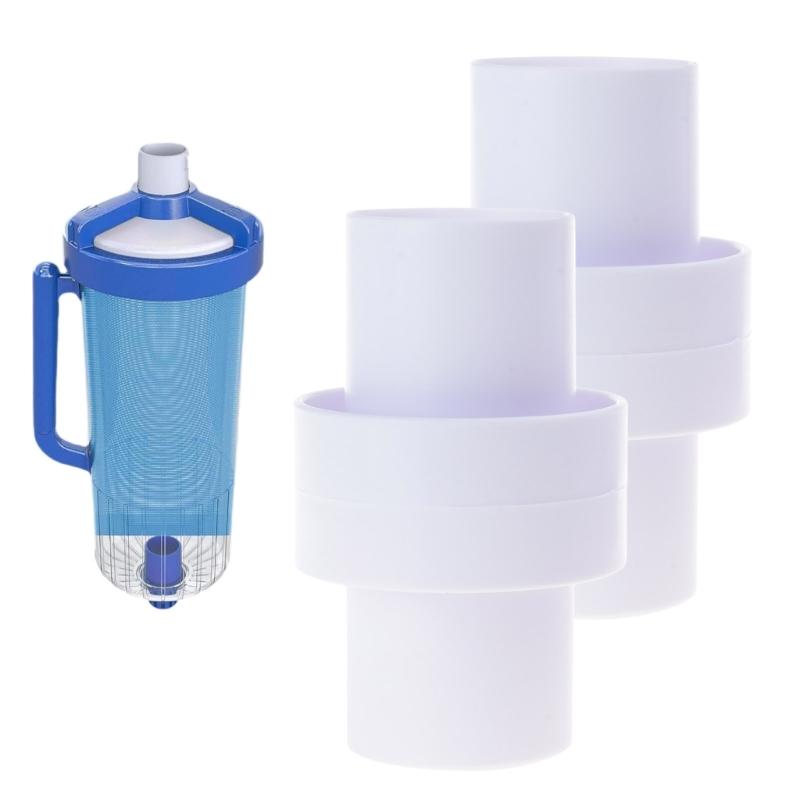 Pack of 2 Multifuntional Pool Vacuum Hose Adapter Pool Hose Connector ABS Texture Suitable for Plastic Pool Equipment