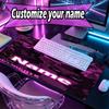 Custom Name Personalized Five Nights At Freddy's Pattern Mousepad, Laptop PC Desk Mat, Decorative Desk Mat for Home Keyboard Pad Gift